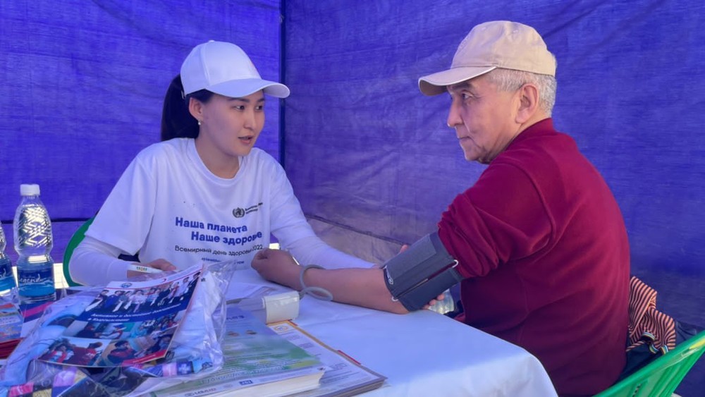 В Бишкеке отметили Всемирный день здоровья